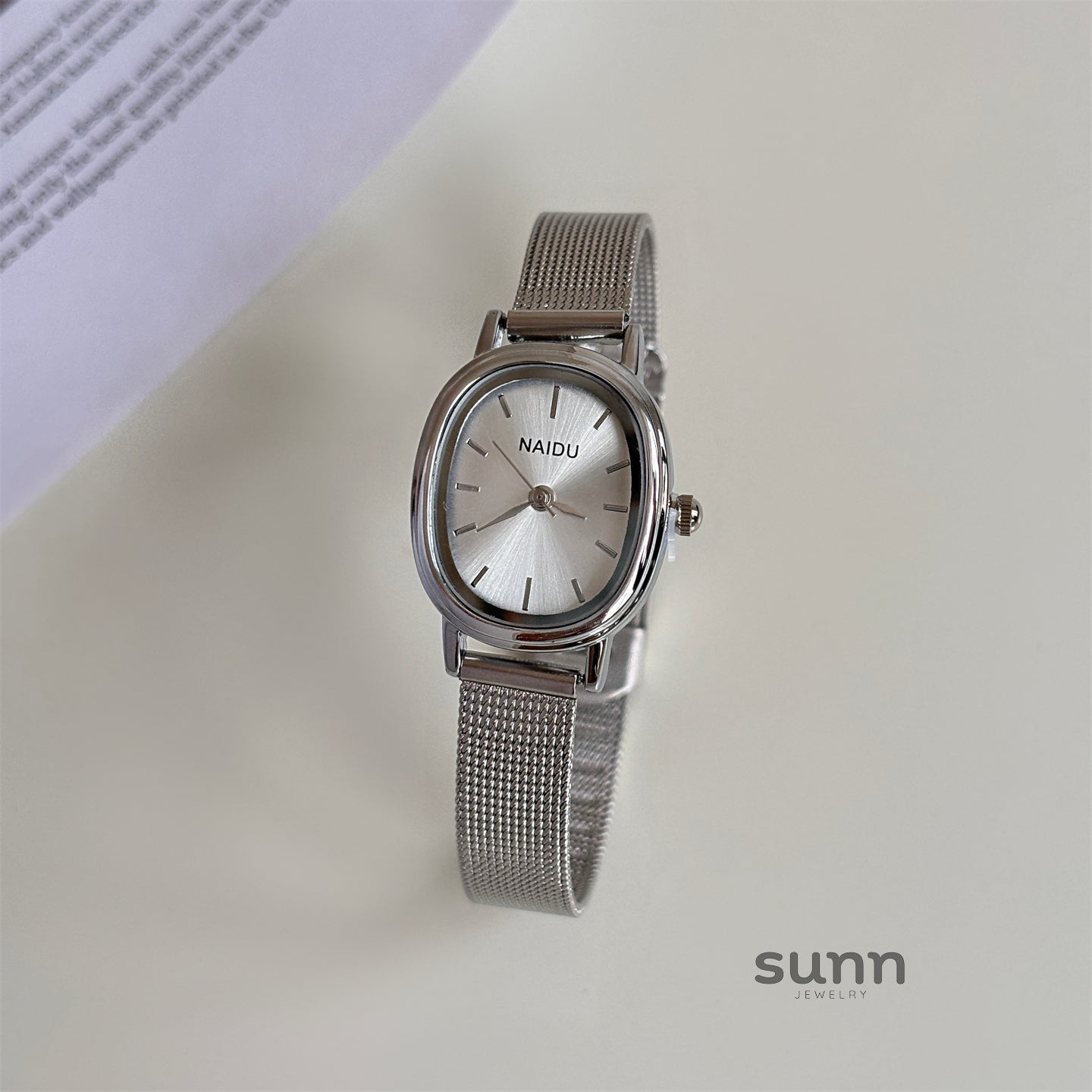 Ainara Retro Mesh Watch [ZRA6MP2A]