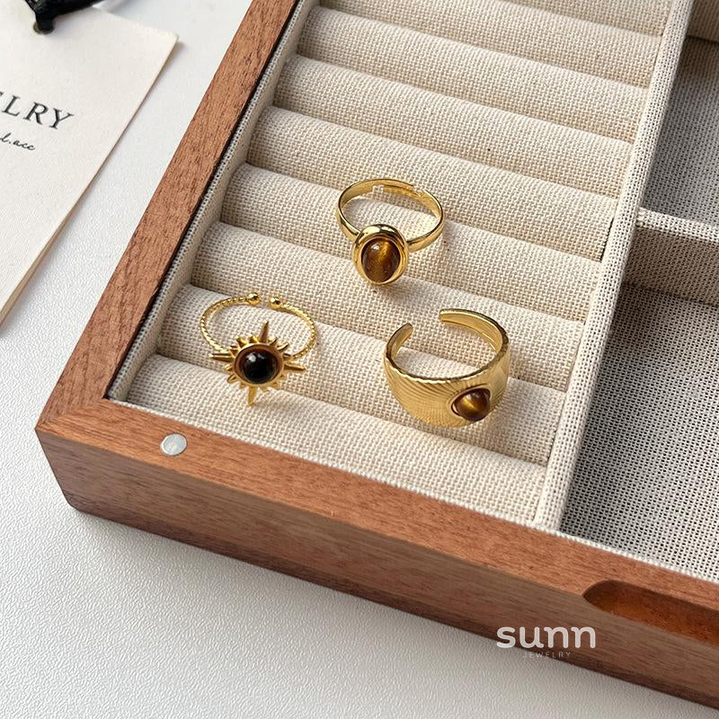 Aine Golden Tiger Eye Ring [IWEFL8CU]