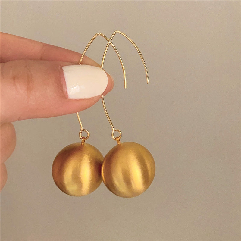Ainsleigh Gold Sphere Earrings [5IDJTJ47]