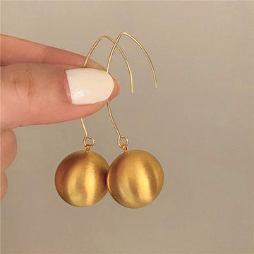 Ainsleigh Gold Sphere Earrings [5IDJTJ47]