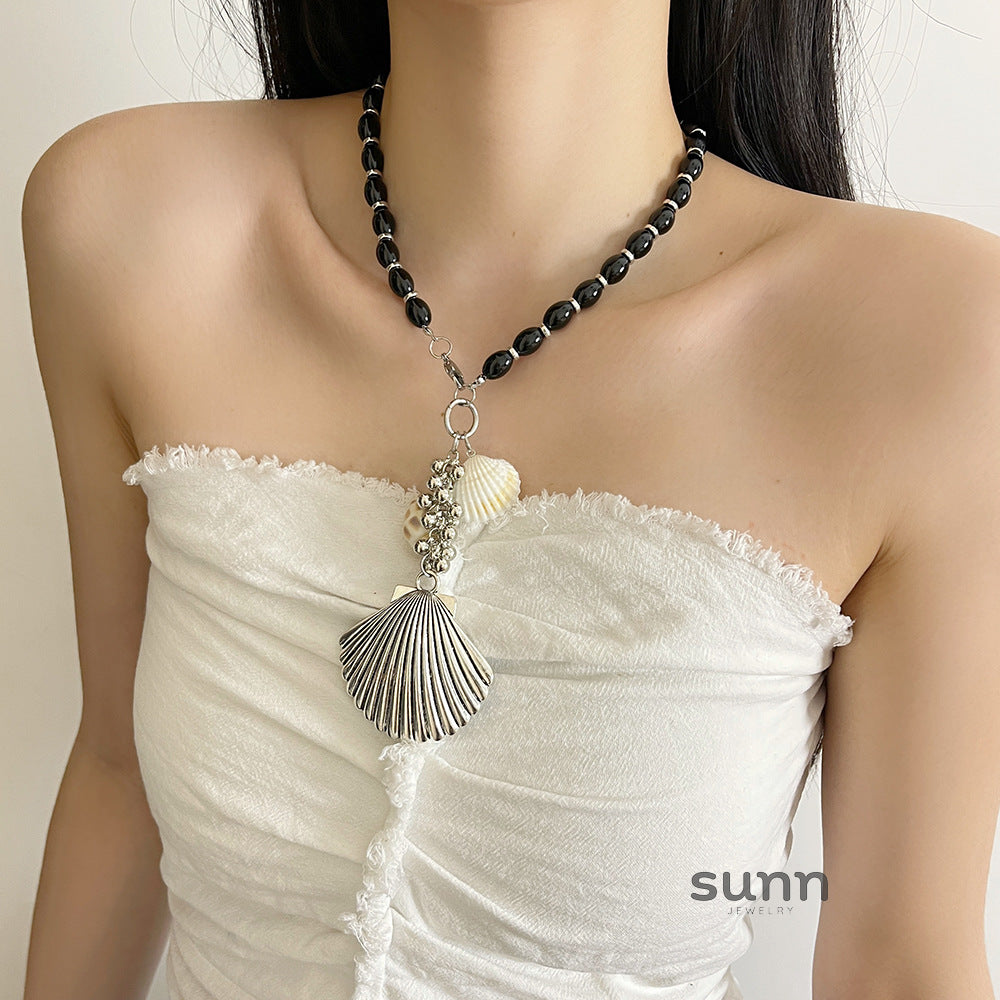 Ainslie Mother-of-Pearl Grape Necklace [RDFDDPYL]
