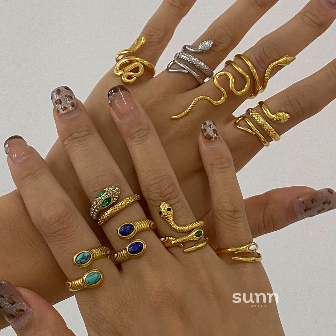 Airabella Serpent Open Ring [YLXWU5UF]