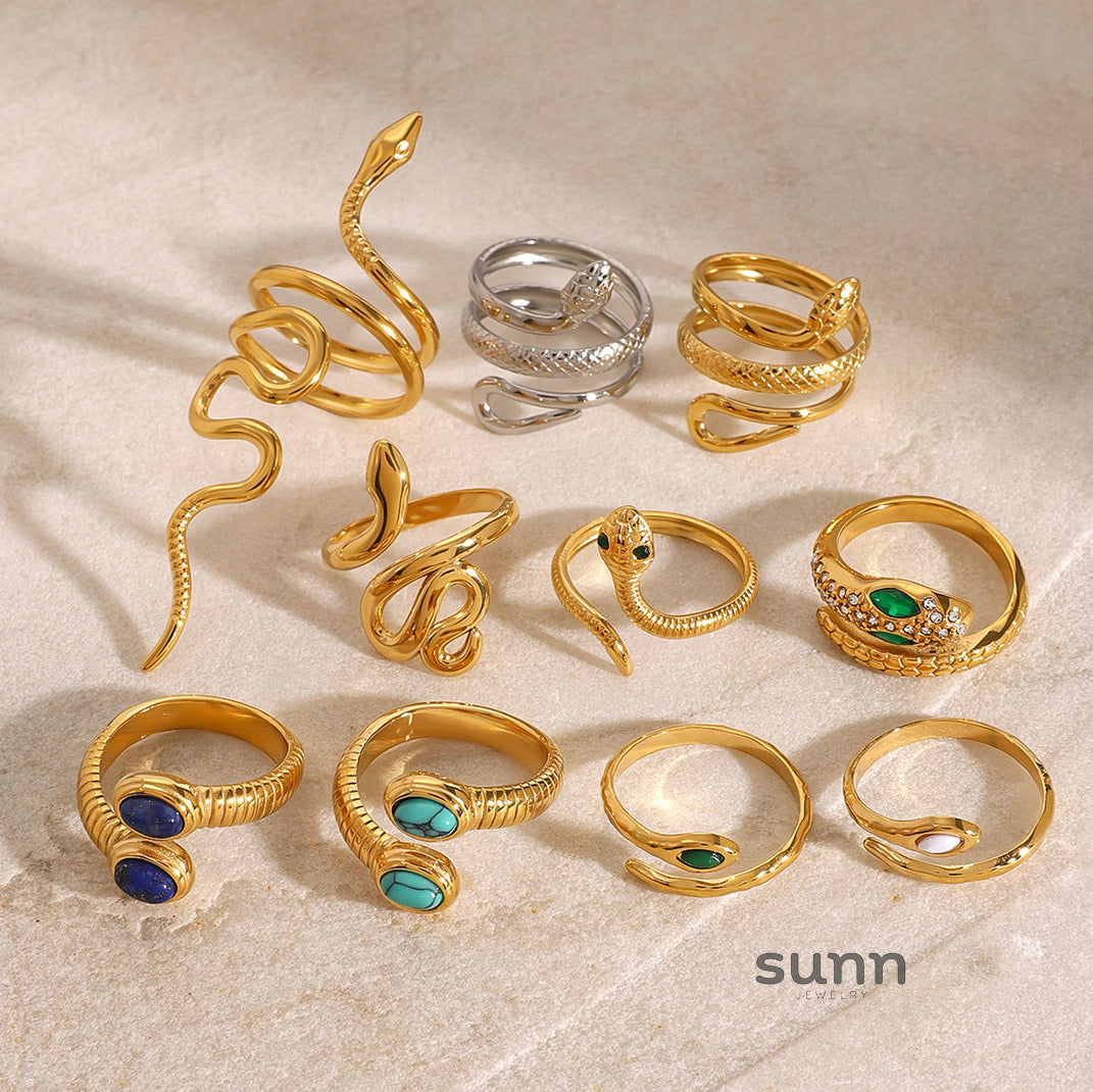 Airabella Serpent Open Ring [27HMPFLP]
