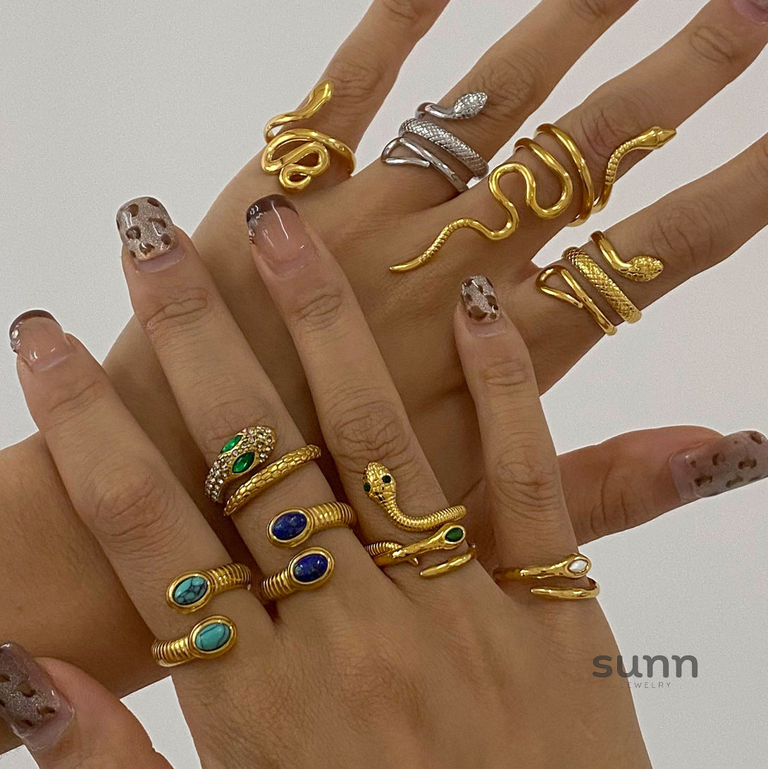 Airabella Serpent Open Ring [UTVF4OAE]