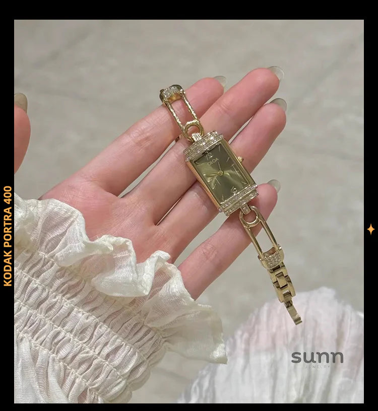 Aishah Rectangular Bracelet Watch