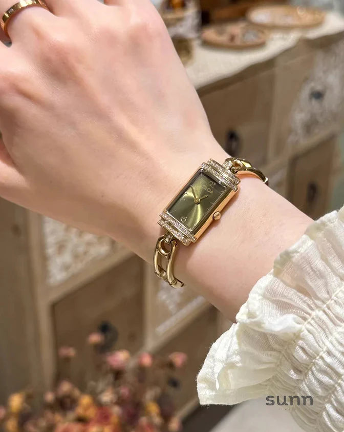 Aishah Rectangular Bracelet Watch