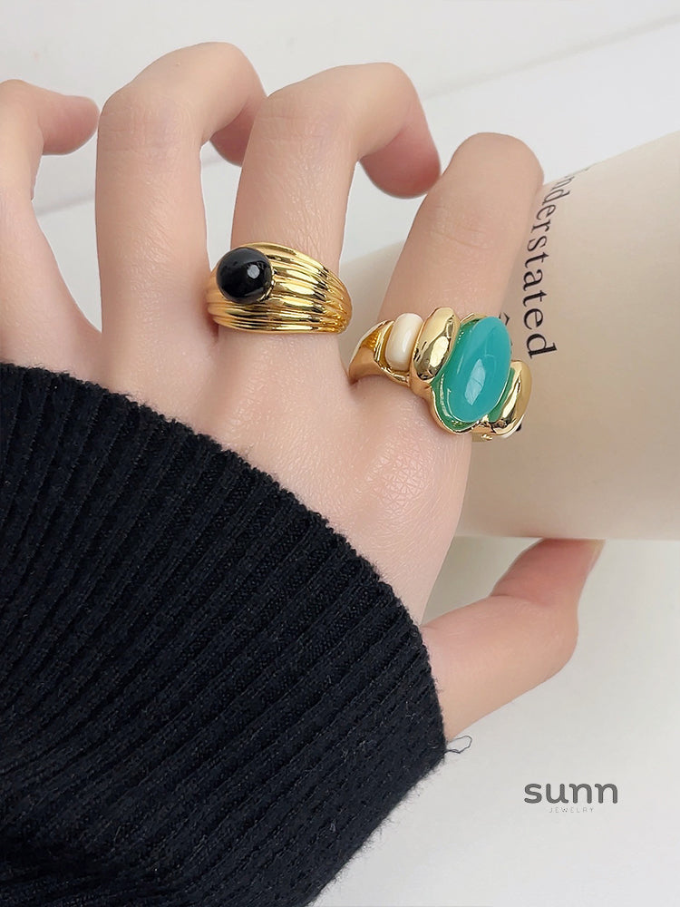Aitanna Amazonite Statement Ring [FYGDX3D2]