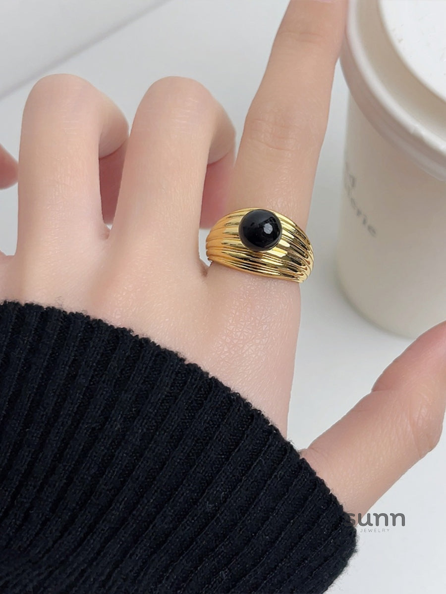 Aitanna Amazonite Statement Ring [MOSQBB32]