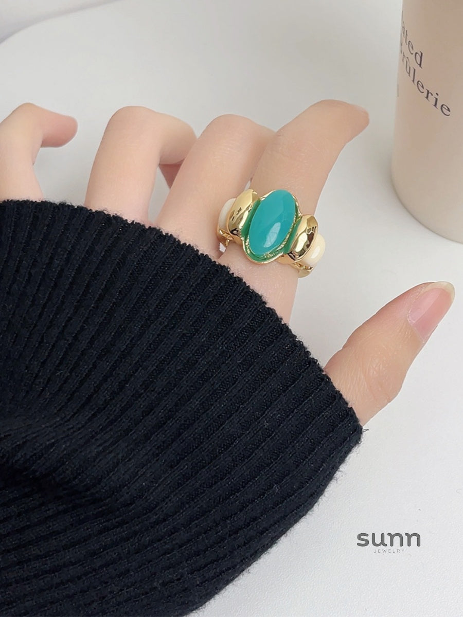 Aitanna Amazonite Statement Ring [4MA8BW7M]