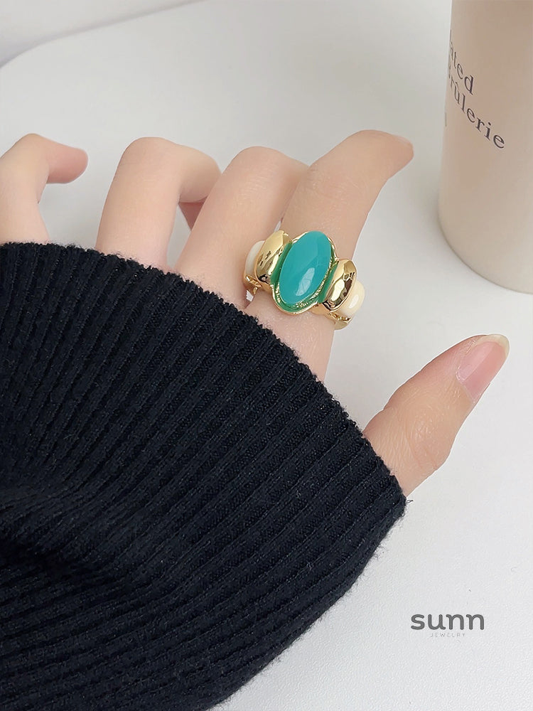 Aitanna Amazonite Statement Ring [CETV7T2E]
