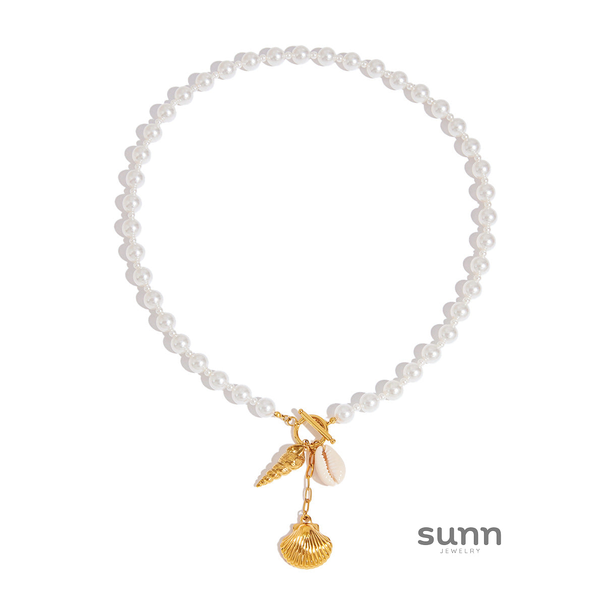 Aitanna Pearl Shell Necklace [G98AUKCE]