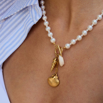 Aitanna Pearl Shell Necklace [XPIUSRHP]