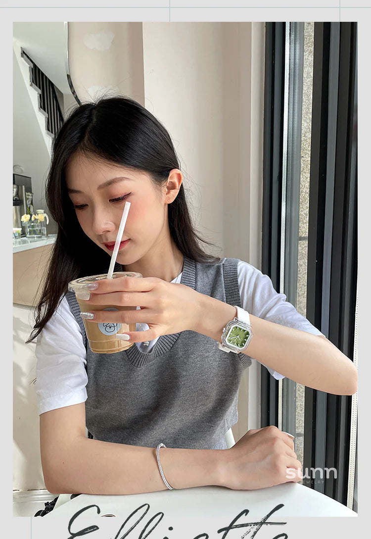 Aitanna Sleek Square Watch