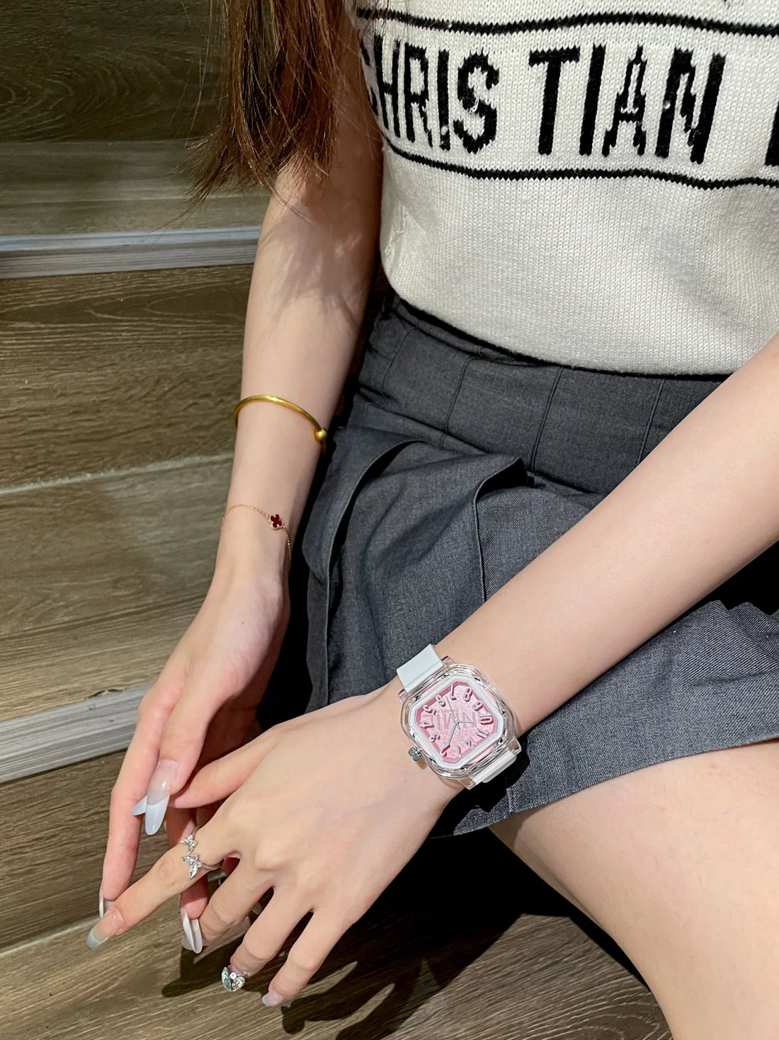 Aitanna Sleek Square Watch