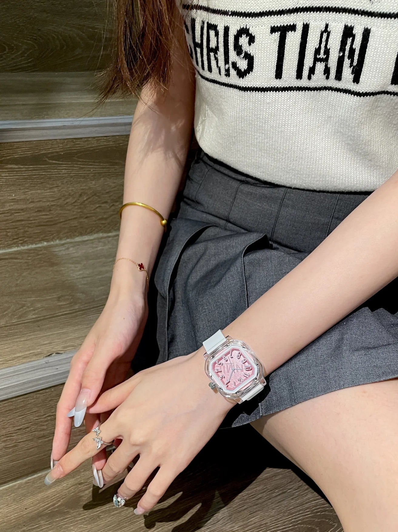 Aitanna Sleek Square Watch
