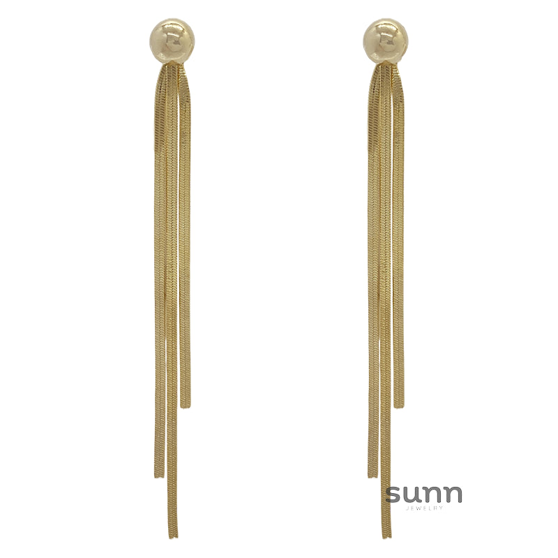 Aivah Serpent Chain Earrings [J9NP6CBE]