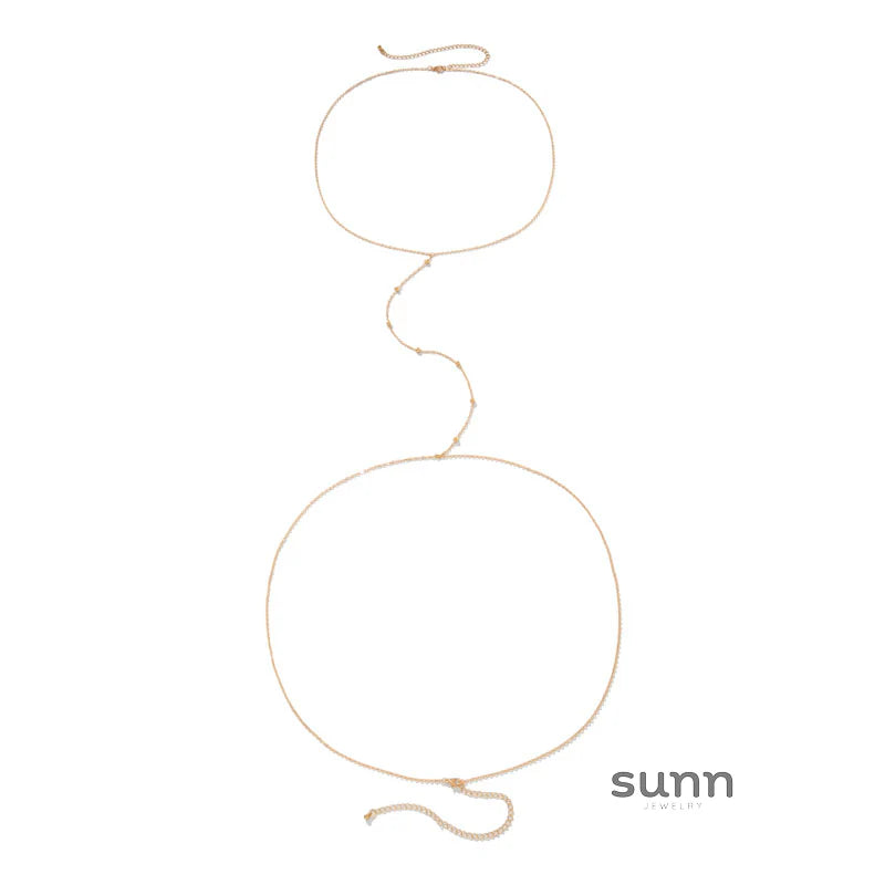 Aixa Delicate Beaded Chain