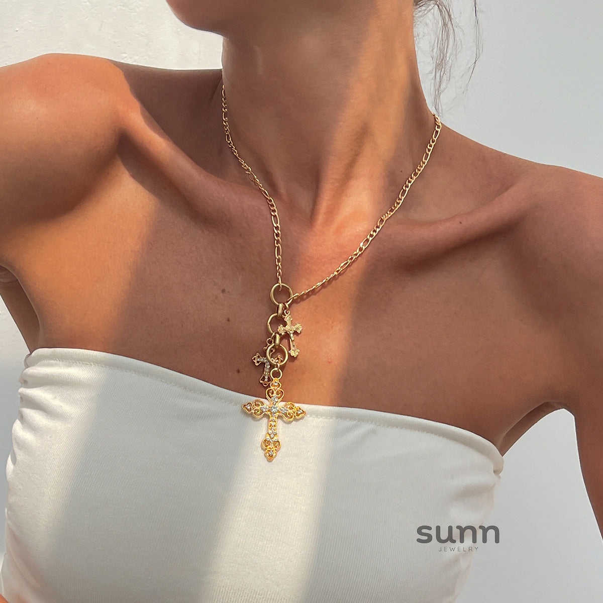 Aiya Irregular Pearl Heart Necklace [KPAYKGOV]