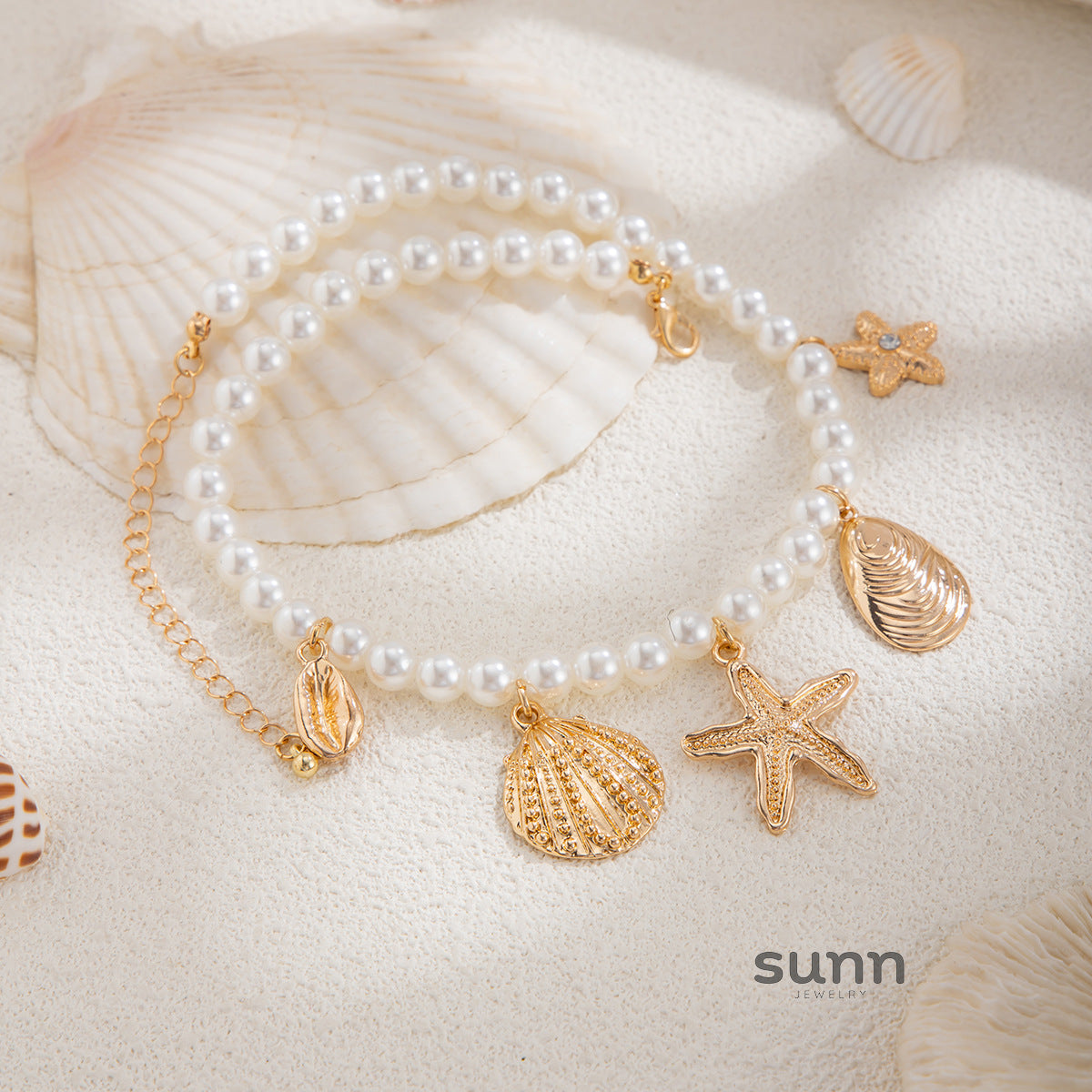 Aiya Irregular Pearl Heart Necklace [FWVO7ZU7]