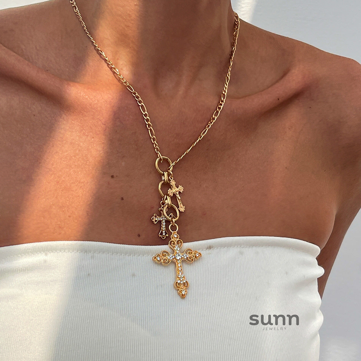 Aiya Irregular Pearl Heart Necklace [4F57CTPJ]