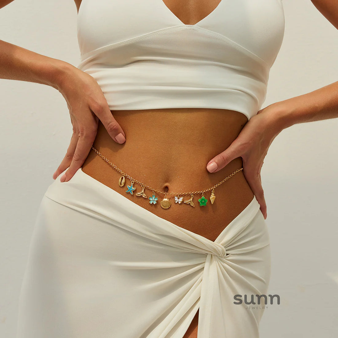 Aiya Ocean Charm Waist Chain