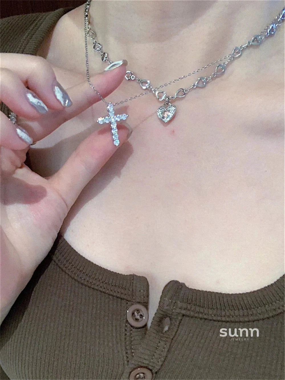 Aja Zircon Pendant Necklace