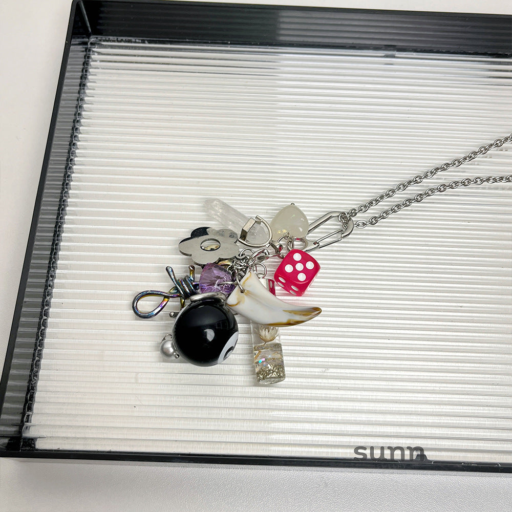 Akari Multi-Element Pendant Necklace [T13PEIFJ]