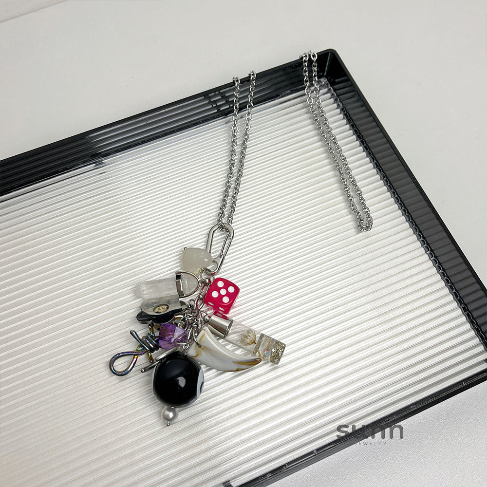 Akari Multi-Element Pendant Necklace [NUNFMIK1]