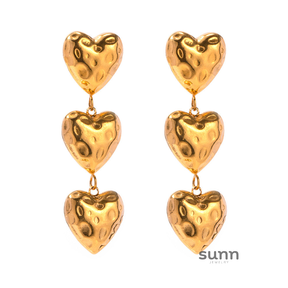 Akari Sculpted C-Hoop Earrings [IC0HCDTE]