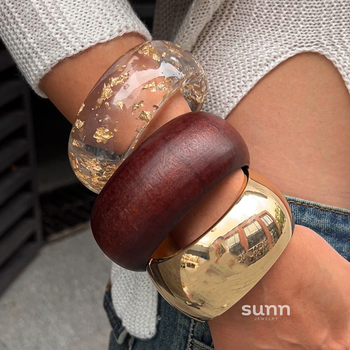 Akasha Bold Statement Bracelet [RPQBID0U]
