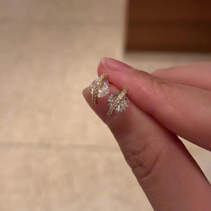 Akayla Sparkling Planet Stud Earrings