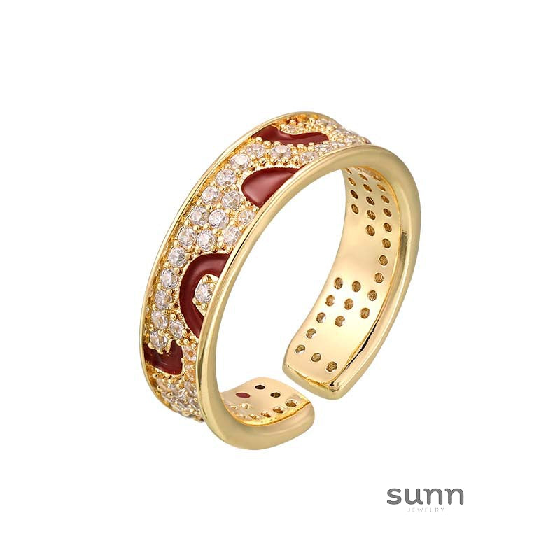 Akila Elegant Leopard Zircon Ring [78CHFAON]