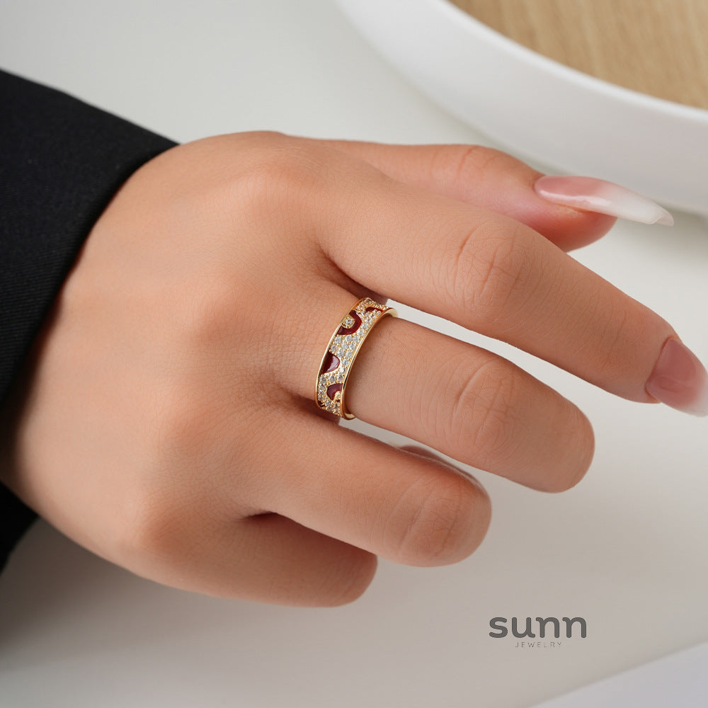 Akila Elegant Leopard Zircon Ring - R10514T049 [D8LW7AM8]