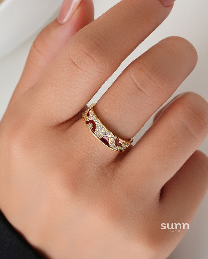 Akila Elegant Leopard Zircon Ring [F4W0CFNP]