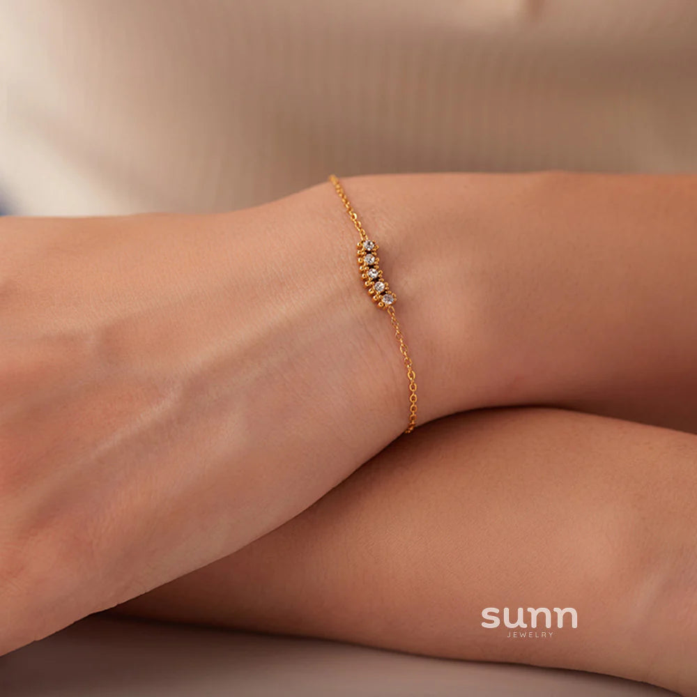 Akila Zircon Chain Bracelet