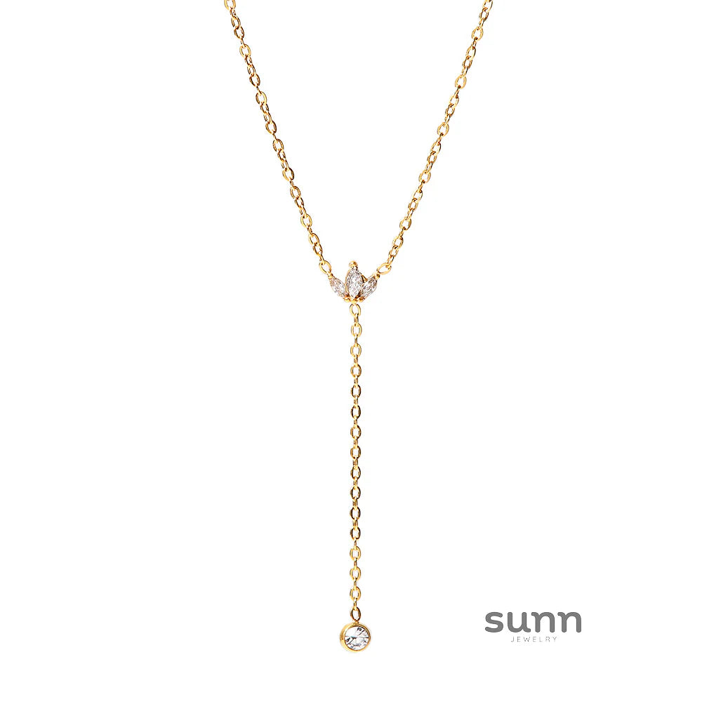 Ala Crown Zircon Layered Necklace