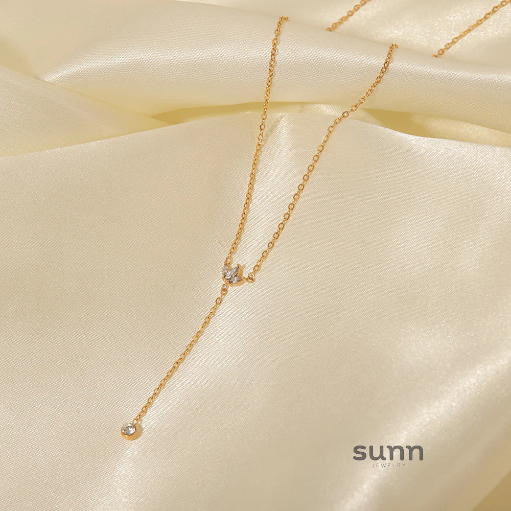 Ala Crown Zircon Layered Necklace