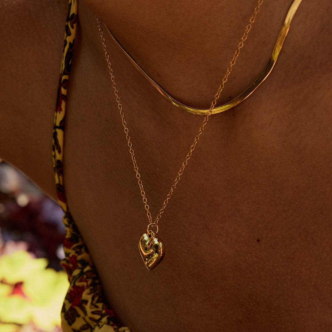 Alaa Multi-layer Heart Necklace [YRSGQD26]