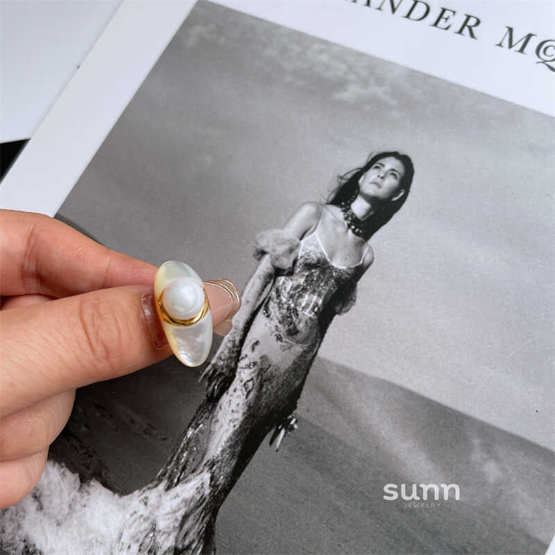 Alainah Mother-of-Pearl Ring [6XI2SYDS]