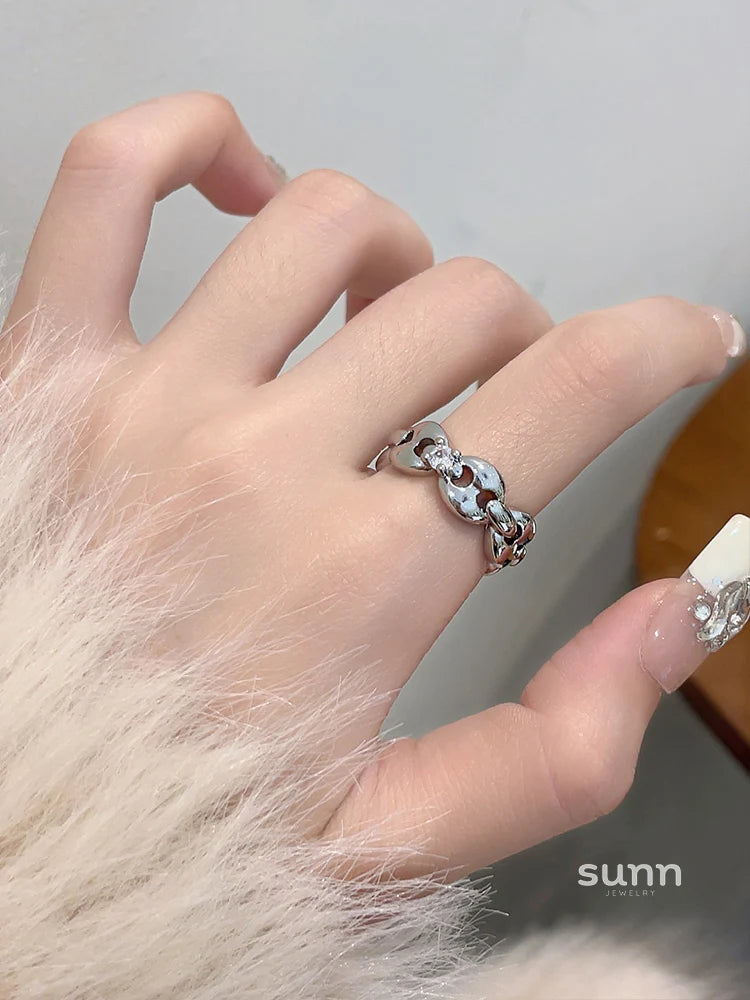 Alani Double Layer Twisted Ring