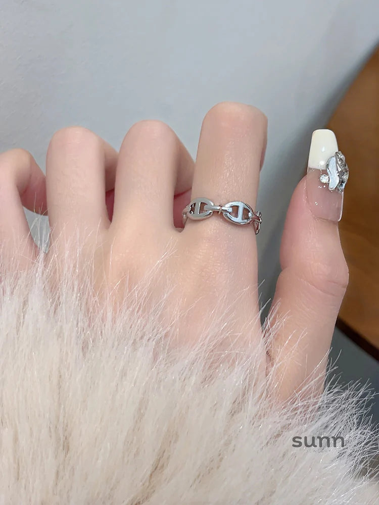 Alani Double Layer Twisted Ring