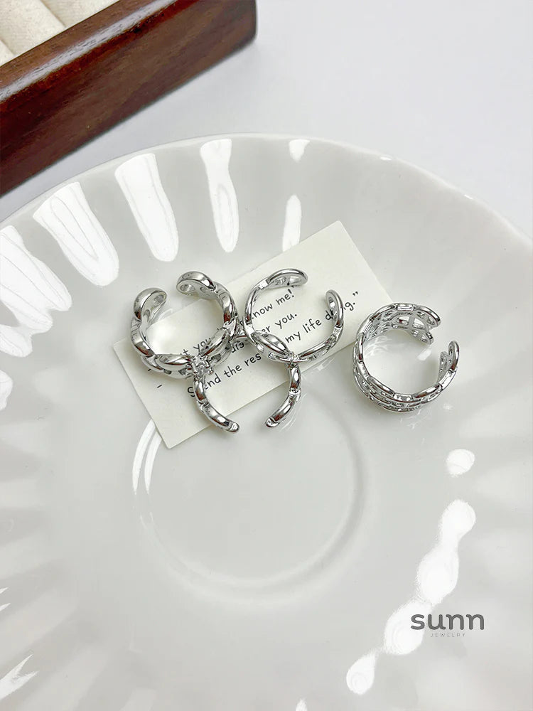 Alani Double Layer Twisted Ring