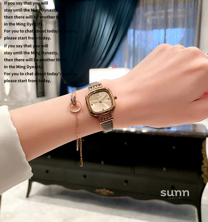Alanis Square Brown Watch