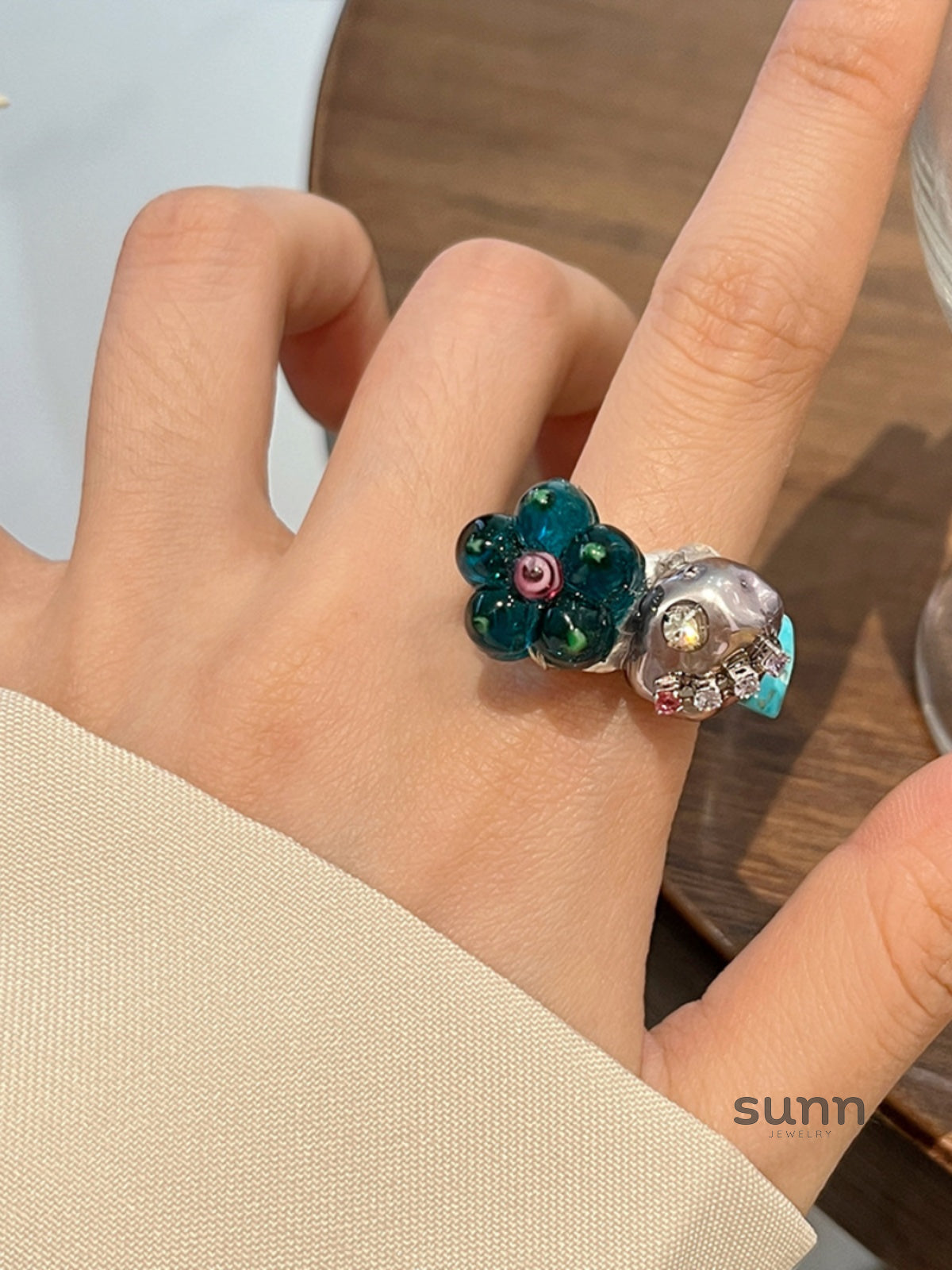 Alany Retro Butterfly Ring [OJ4GC9WV]