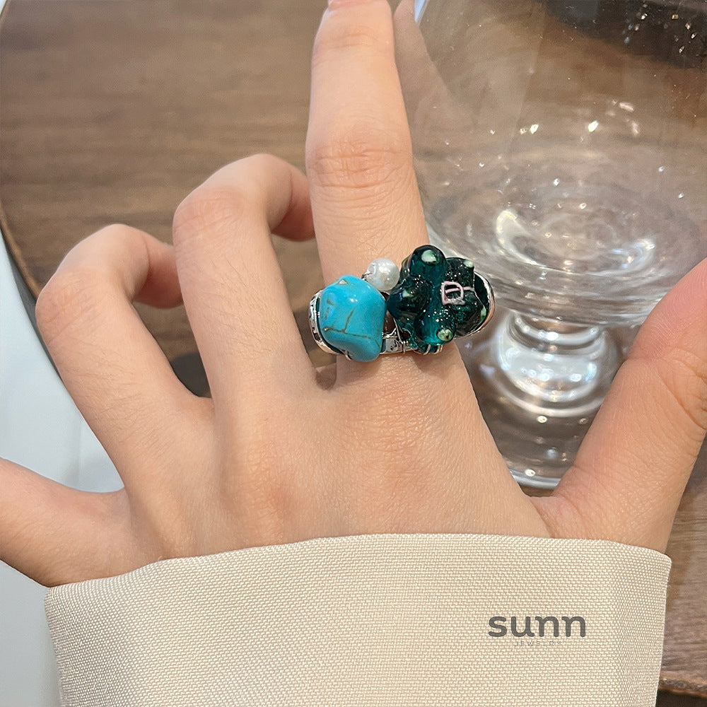 Alany Retro Butterfly Ring [5KYJ2GLE]