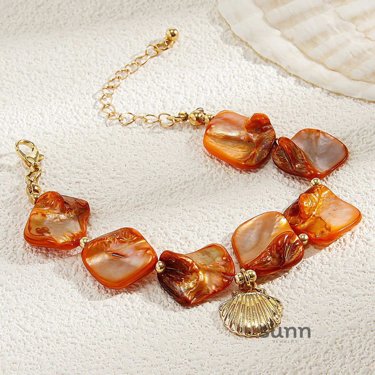 Alaura Scallop Charm Chain