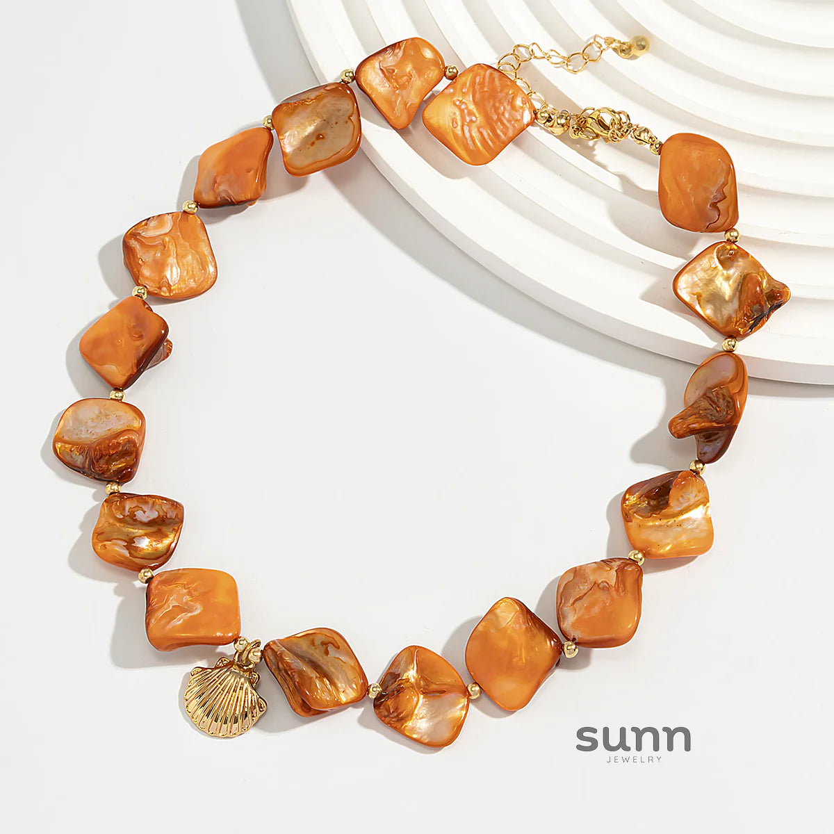 Alaura Scallop Charm Chain