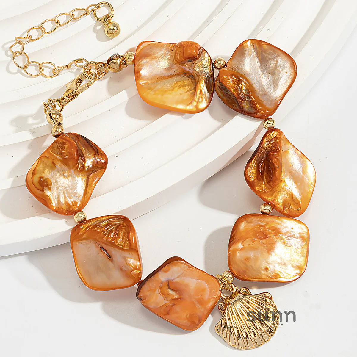 Alaura Scallop Charm Chain