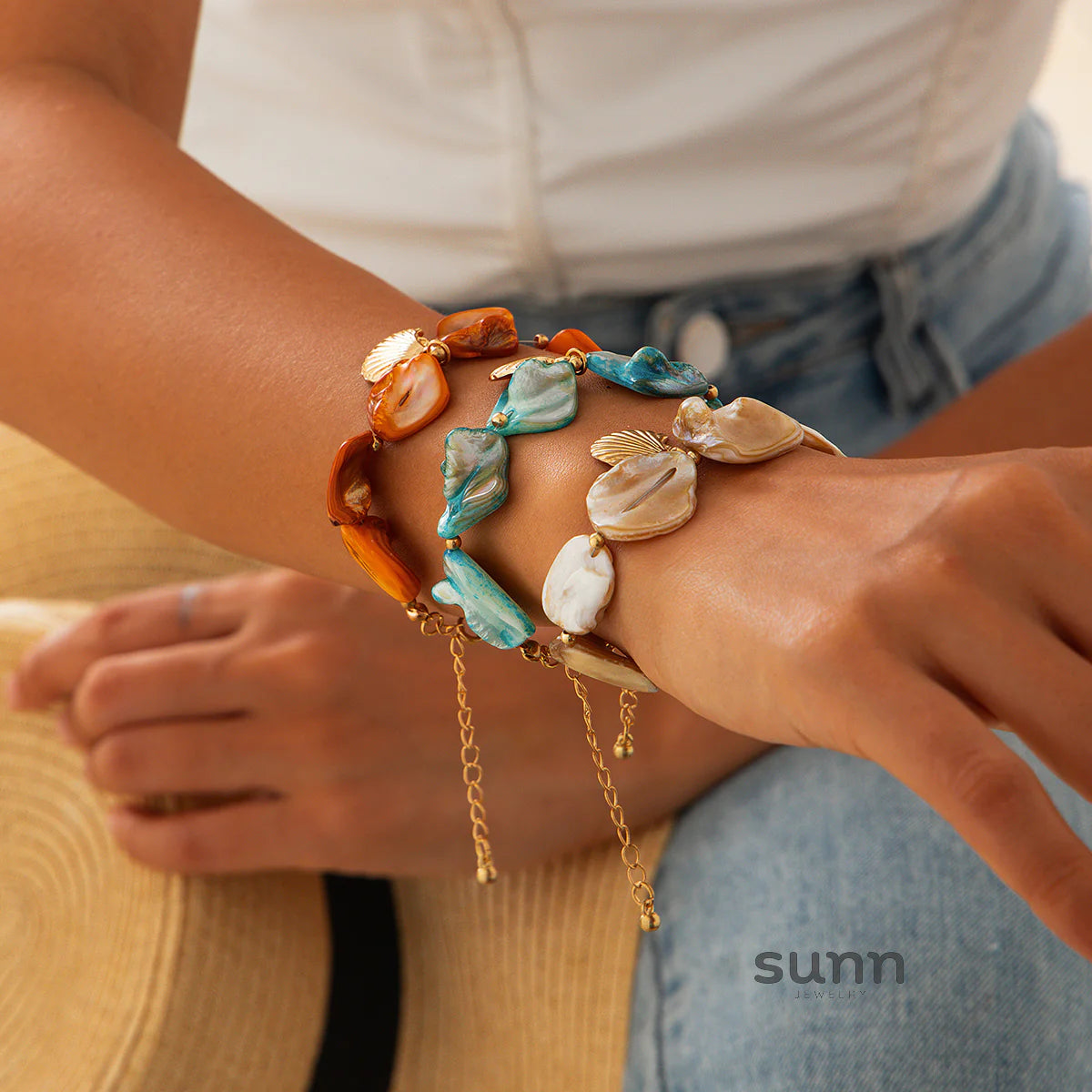 Alaura Scallop Charm Chain