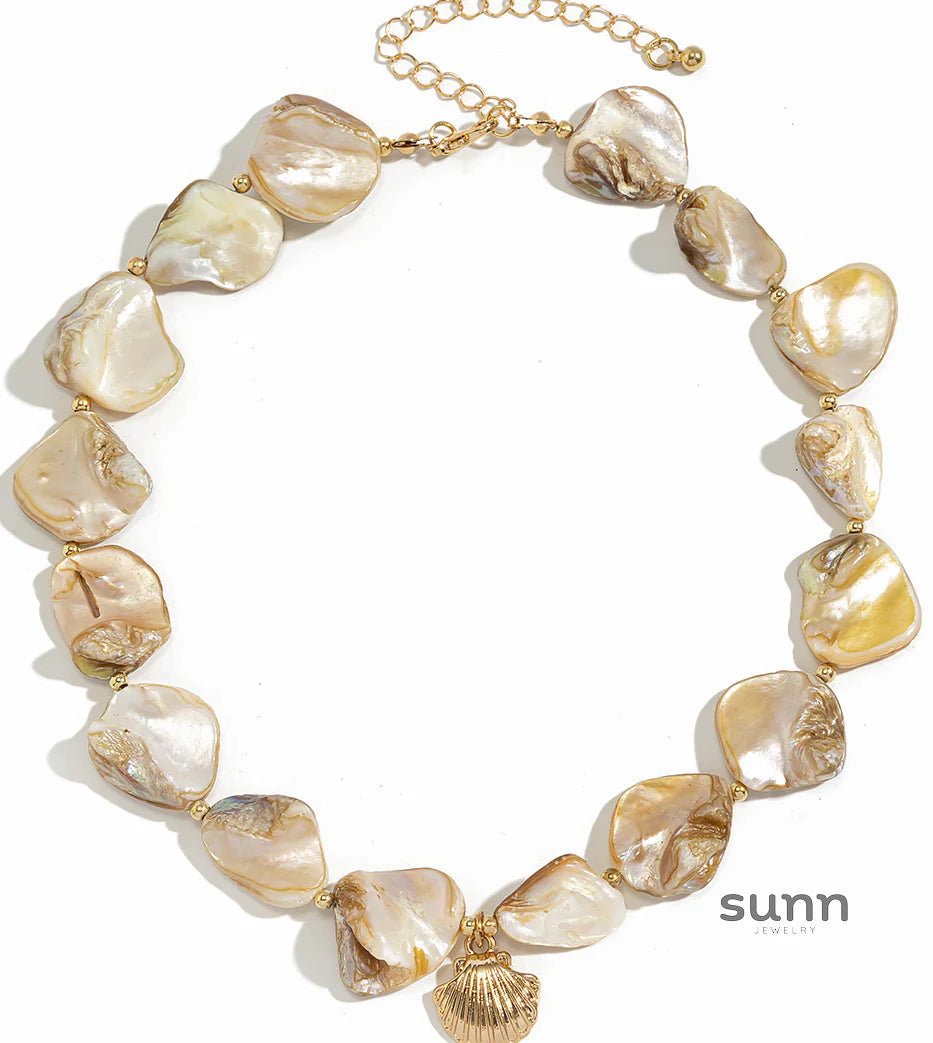 Alaura Scallop Charm Chain